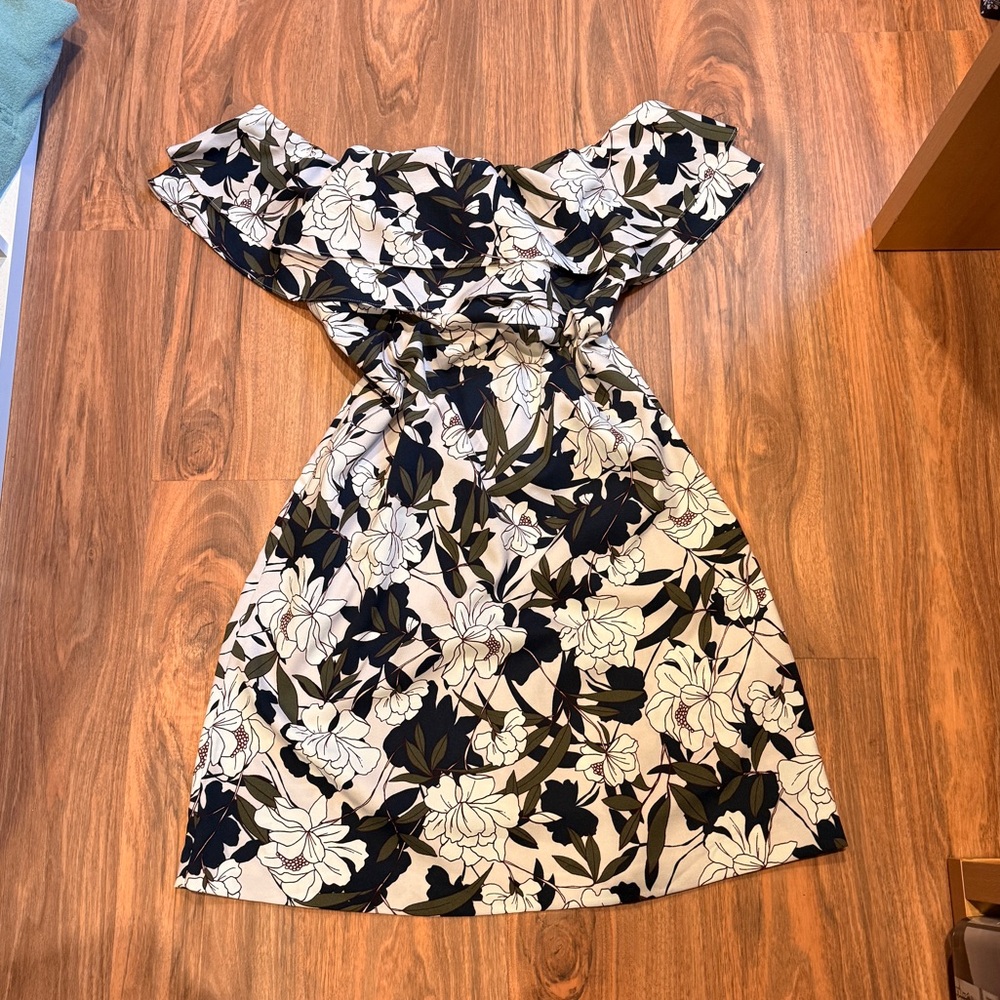 NWT Banana Republic Floral Print Dress — Size 14